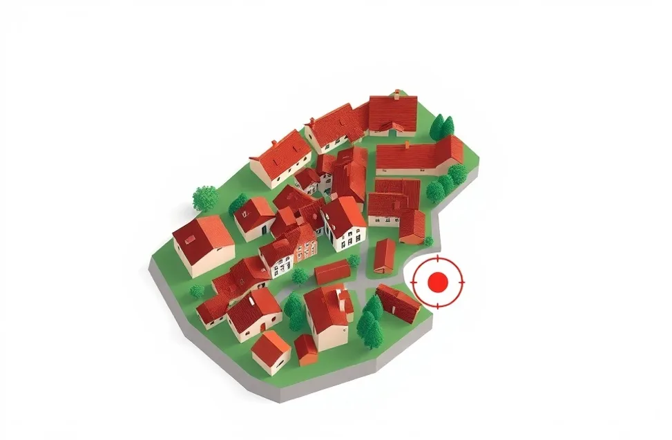 Carte du secteur d'intervention autour de Nantes (44000)